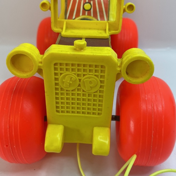 Vintage Fisher Price Jalopy Pull Toy Clown Car 1960’s - Picture 7 of 12